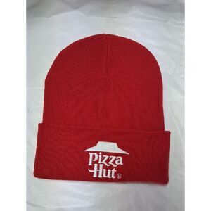 Pizza Hut Officially Licensed Merch Red Beanie Hat Toboggan NWOT